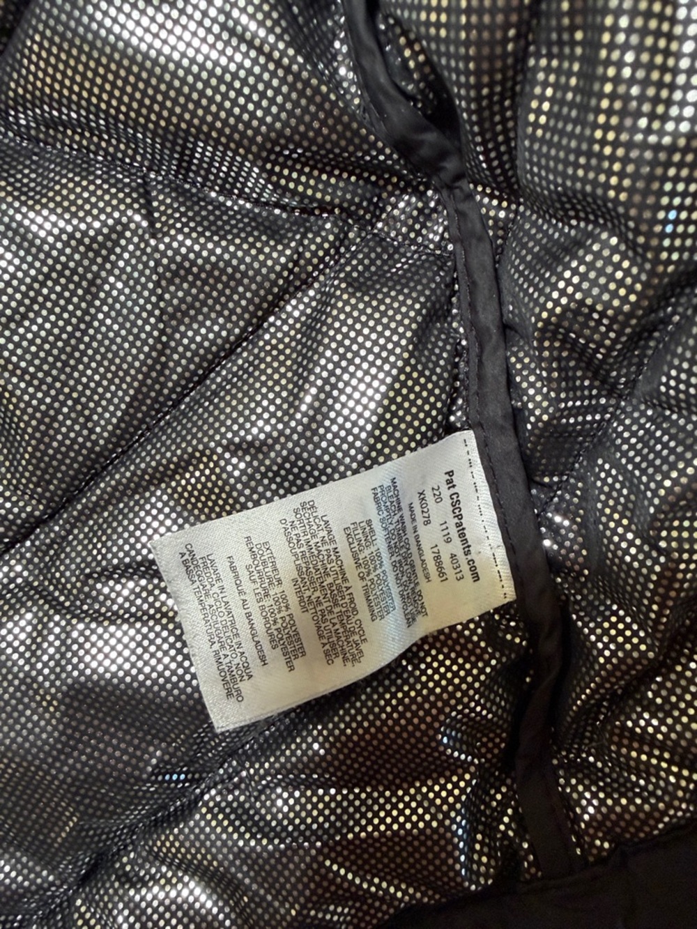 Columbia Women's Quilted Puffer Jacket - Black - Picture 4 of 4